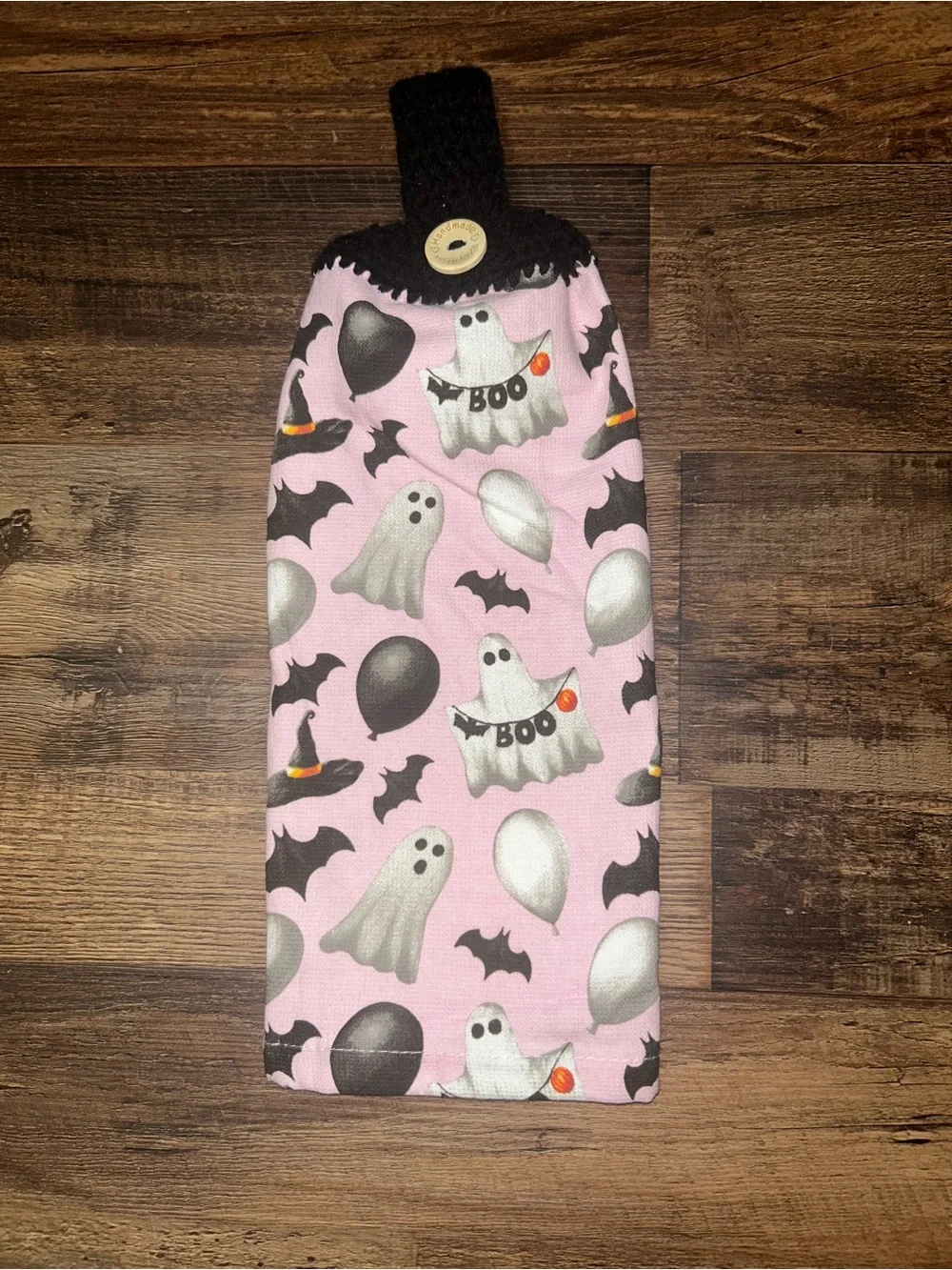 Ghosts and Bats Halloween Hanging Towel
